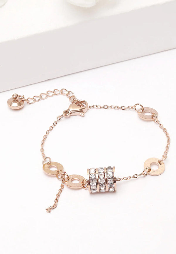 Gold Plated Crystal Bracelet