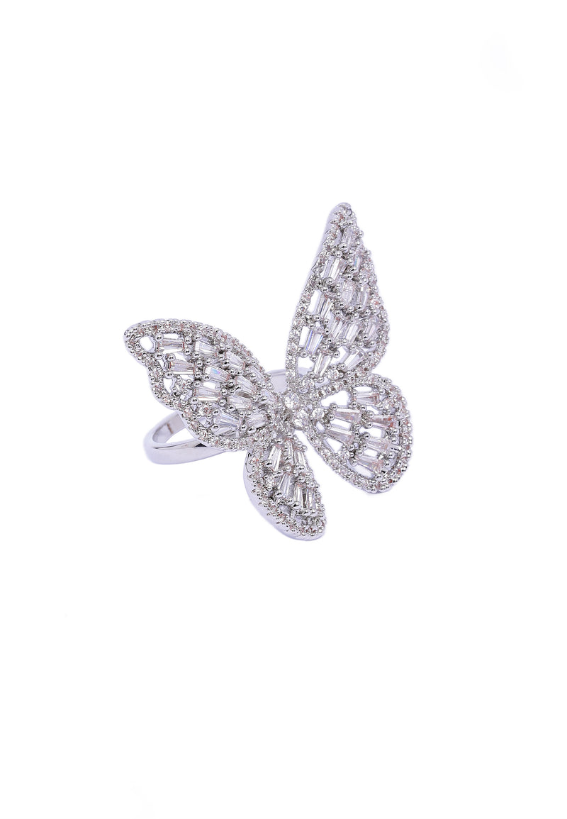 Bague Classy Papillon Baguette