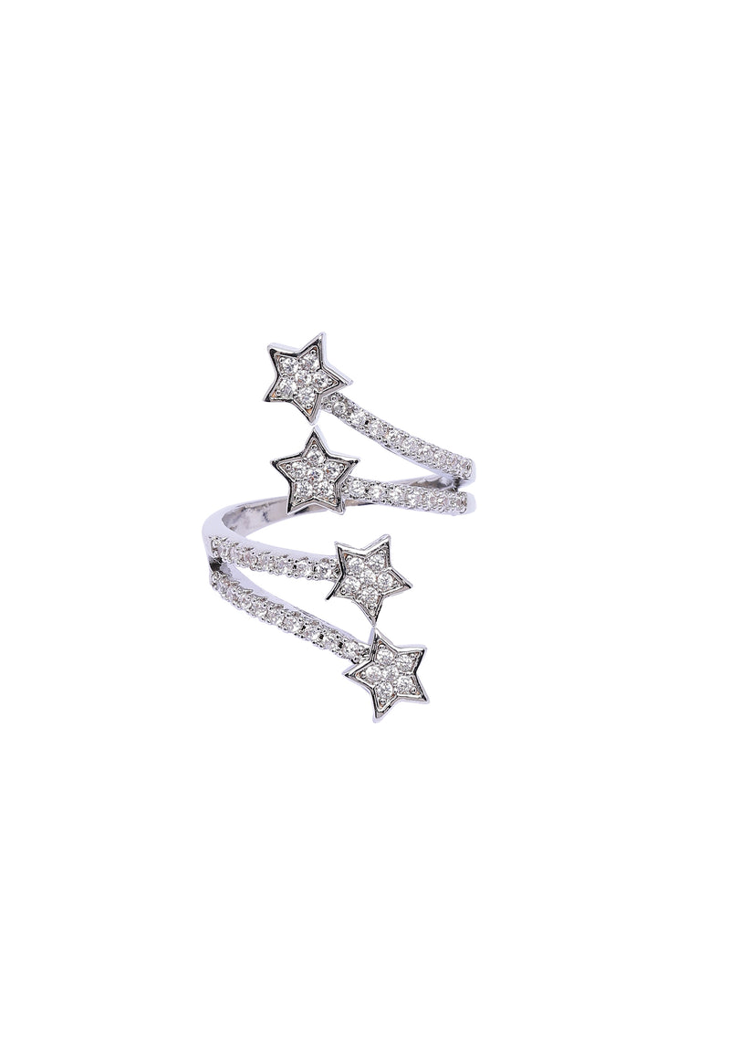 Bague étoile en argent