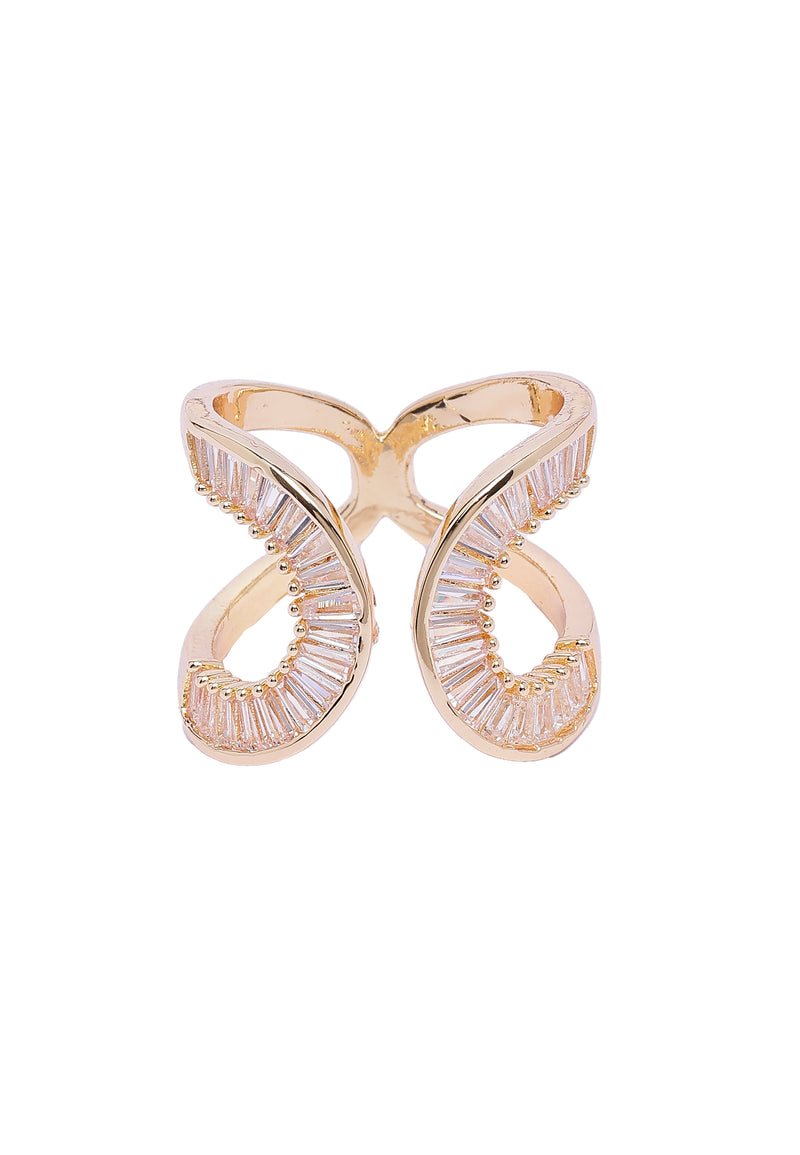Bague Glam Croissant d'Or